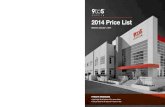 2014 Price List - Pasco County Schoolspurchasing.pasco.k12.fl.us/.../06/9to5-Seating-2014-Price-List.pdf · 2014 Price List 2014 PRICE LIST FREIGHT MINIMUMS ... encompasses CAD/CAM