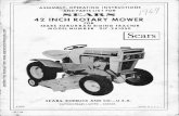 FOR SEARS SUBURBAN RIDING TRACTOR I Sears · FOR SEARS SUBURBAN RIDING TRACTOR ... Please accept our congratulations on your investment in a fine Sears ... Refer to Fig. 4. Raise