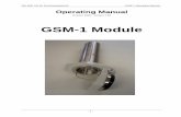 Operating Manual GSM-1 - Keller America€¦ · When plugging in the connector, the engraved line on the plug body must be aligned ... KELLER AG für Druckmesstechnik GSM-1 Operating