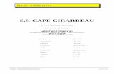 S.S. CAPE GIRARDEAU - voa.marad.dot.gov 18... · Protection) system has been installed on every MARAD vessel. This system is monitored This system is monitored regularly by the Ship