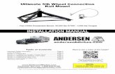 Ultimate RM installation 8-2015 8pg - Andersen Hitches RM installation (3200... · Page 3 of 8 • Andersen Ultimate 5th Wheel Connection (Rail Mount) Installation Manual 8-2015 •