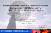 Interim Update: Global Automotive Power Electronics .Interim Update: Global Automotive Power Electronics