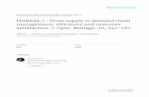 Heikkilä, J.: From supply to demand chain management ... · PDF fileHeikkilä, J.: From supply to demand chain management: efficiency and ... Nokia Networks implemented a demand chain