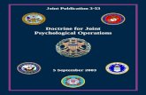 Doctrine for Joint Psychological Operations · PREFACE i 1. Scope This publication addresses military psychological operations planning and execution in support of joint, multinational,