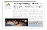 Recycling Works - Amazon Web Services · by Wendy Worley, Recycling Business ... includes a finger screen separator, picking sta- ... Recycling Works is published by the N.C. Recycling