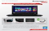 THE LENOVO® THINKPAD® L440/L540 LAPTOP · Lenovo® is proud to present the latest ThinkPad L Series L440 and L540 laptops to you. With a price that's just right, it balances all