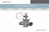 Expanding Gate Valve - SPX FLOW · conform to API-6D. Flanged end valve flanges are in accordance ... The Expanding Gate Valve is the result of many years of experience with gate