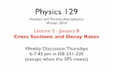 Physics 129physics.ucsc.edu/~joel/Phys129/14Phys129-Lect2-HighEnergyProcess… · Physics 129 Nuclear and Particle Astrophysics Winter 2014 ... Perkins, D. H.. Particle Astrophysics