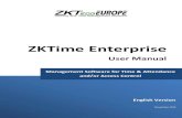 ZKTiMe Enterprise: User Manual - ZKTeco Europe · 1.3 Database Engine 4 10.6.1 Fingerprint ... 8.5 Apply and assign calendar 29 11.3.4 Accrual balance overflow ... ZKTime Enterprise: