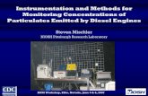 Instrumentation and Methods for Monitoring Concentrations ... · Monitoring Concentrations of Particulates Emitted by Diesel ... prescribed solution. 4 ... Instrumentation and Methods