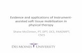 Shane McClinton, PT, DPT, OCS, FAAOMPT, CSCS · Evidence and applications of Instrument‐ assisted soft tissue mobilization in physical therapy Shane McClinton, PT, DPT, OCS, FAAOMPT,
