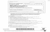 Pearson Edexcel Centre Number Candidate Number Level … resources/as-level-l3-GCE-mathematics... · • A booklet ‘Mathematical Formulae and Statistical Tables ... Pearson Edexcel