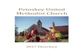 Petoskey United Methodist Churchpetoskeyumc.org/wp-content/uploads/2017/12/2018-directory.pdf · Petoskey United Methodist Church 2017 Directory . Staff ... lamts@live.com (Linda