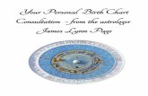 Your Personal Birth Chart Consultation - from the ... · Your Personal Birth Chart Consultation - from the astrologer James Lynn Page