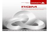 RQM - donar.messe.de · real-time. quality. manufacturing. zero-defects production with the comprehensive caq and mes system from pickert & partner rqm