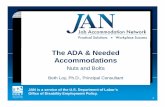 The ADA & Needed Accommodations - Kentuckyapps.kcc.ky.gov/documents/News/ADA and Needed Accommodation… · The ADA & Needed Accommodations Nuts and Bolts Beth Loy, ... Brainstorm