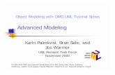 Object Modeling with OMG UML Tutorial Series · Advanced Modeling with UML 2 Overview! Tutorial series! UML Overview! Advanced Modeling! Part 1: Model Management! Karin Palmkvist,
