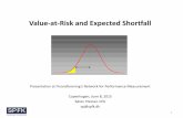 Value-at-Risk and Expected Shortfall - Finansforeningen ... Value-at-Risk and Expected Shortfall ... FRM & PRM • External Lecturer at the Copenhagen Business School ... ES vs. VaR: