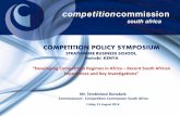 STRATHMORE BUSINESS SCHOOL, Nairobi, KENYA - The Competition … · STRATHMORE BUSINESS SCHOOL, Nairobi, KENYA “Developing Competition Regimes in Africa ... competition dynamics