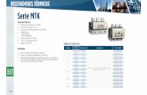 Serie MTK · × ln[A] Arranque en caliente Tiempo de disparo Minutos Segundos Múltiplos de la corriente ajustada Serie MTK MTK-400/3K Clase 10 MTK-800/3K Clase 10 MTK-800/3K ...