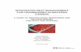 INTEGRATED PEST MANAGEMENT FOR CRANBERRIES IN WESTERN .integrated pest management for cranberries