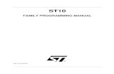 ST10 family programming manual - STMicroelectronics · ST10 FAMILY PROGRAMMING MANUAL ... 3.4.5 Instruction format ... In the standard instruction set, addressing modes,