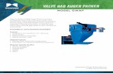 VALVE BAG AUGER PACKER - Magnum Systems .Magnum Systems GWAP Auger Packer is excellent ... bag on