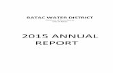 2015 ANNUAL REPORT - Batacbatacwd.gov.ph/download/2015_Annual_Report.pdf · 2015 ANNUAL REPORT . 1 ... Commission reports on accession and separation, Project DIBAR and Agency ...
