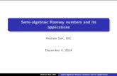 Semi-algebraic Ramsey numbers and its applicationshomepages.math.uic.edu/~suk/MITdec2014.pdf · Semi-algebraic Ramsey numbers and its applications ... (Happy Ending Problem). p 6