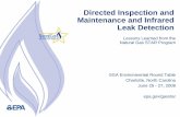Directed Inspection and Maintenance and Infrared Leak ... · Directed Inspection and Maintenance and Infrared ... per compressor station in ... Directed Inspection and Maintenance