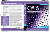 C# 6 for Programmers SIXTH EDITION DEITEL …deitel.com/bookresources/csharpfp6/cover.pdf · multimedia courses with integrated labs and assessment to master major ... “The ultimate