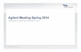 Agilent Meeting Spring 2014 ·  . Agilent Meeting Spring 2014 Applications of Field Flow Fractionation Part 2 02.06.2014 1