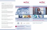 More Security. More Value. - orfix.com · More Security. More Value. ... Smart Protection – the innovative and intelligent video ... manual or semi-automatic packaging of coins.