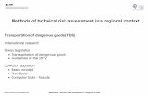 Methods of technical risk assessment in a regional context · Methods of technical risk ... Methods of Technical Risk Assessment in a Regional Context ... and the polluted fire water