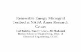 Renewable Energy Microgrid Testbed at NASA Ames … · Renewable Energy Microgrid Testbed at NASA Ames Research ... integration of new renewable energy ... Wind and Solar Power Balanced