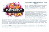 Enrichment at Hills Road Sixth Form College · Does the enrichment take place at lunch or after College? ... This is an auditioned SATB choir with a membership of ... receive hands-on