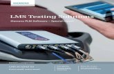 LMS Testing Solutions - Siemens PLM Software · ... 19 The new release of LMS Test.Lab provides ... From multi-channel data acquisition to a full suite of testing, ... Special report