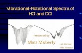 Vibrational-Rotational Spectra of HCl and DClpchemlab/documents/PowerPointpresentation... · Vibrational-Rotational Spectra of HCl and DCl Lab Partner: Mike Stratton. ... Vibration