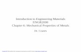 Introduction to Engineering Materials ENGR2000 Chapter …engineering.armstrong.edu/cameron/ENGR2000_mechanicalproperties... · Introduction to Engineering Materials ENGR2000 Chapter
