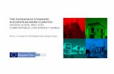 THE PASSIVHAUS STANDARD IN EUROPEAN WARM CLIMATES: DESIGN GUIDELINES .... Technical Guidelines/Part 1/Part 1... · DESIGN GUIDELINES FOR COMFORTABLE LOW ENERGY HOMES Part 1. A review