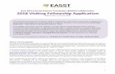 EASST 2018 Visiting Fellowship Announcement · 30/03/2018 · Transcript of any coursework completed within ... quantitative evidence of the development challenge to be ... something