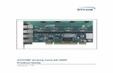 ATCOM Analog Card AX-400P 1.… ·  1 The Installation of AX-400P with Elastix 1.6 Content CONTACT ATCOM ...