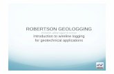 An introduction to wireline logging for geotechnical ...geoss.sg/geoss/event_image/07122016-172557-ef.pdf · ROBERTSON GEOLOGGING Innovation, global support & services Introduction
