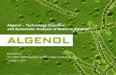 Algenol – Technology Overview and Systematic Analysis … · Algenol – Technology Overview and Systematic Analysis of Direct to Ethanol® ... acetaldehyde. • ADH converts ...