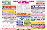 MAMBALAM · accidents. A ramp has been provided for disabled persons and he elderly. Continued on Page 8 House in K.V. Colony burgled ... neighbourhood’s history and has seen it