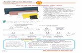 Radiant Process Heaters - Tempco · Standard lead time is 3 weeks. ... Modular 12 ×12 CRP Radiant Panels on page 7-24. Series CRL Curved Face Ceramic E ... Series CRB E-Mitters Radiant
