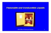 Flammable and Combustible Liquids - Chemical Strategieschemicalstrategies.org/pdf/training_materials/flammable_liquids.pdf · OSHA Office of Training and Education 2 Introduction