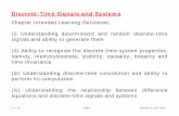 Discrete-Time Signals and Systems - Department of EE ...hcso/ee5410_3.pdf · equations and discrete-time signals and systems . ... applications Its user ... The MATLAB command is