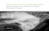Unleash the Power of CliftonStrengths How to Become a ... to Become a Gallup... · Unleash the Power of CliftonStrengths ... To earn your designation as a Gallup-Certified Strengths
