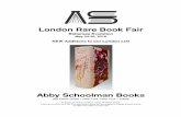 London Rare Book Fair .London Rare Book Fair Battersea Evolution May 24-26, 2018 NEW Additions to